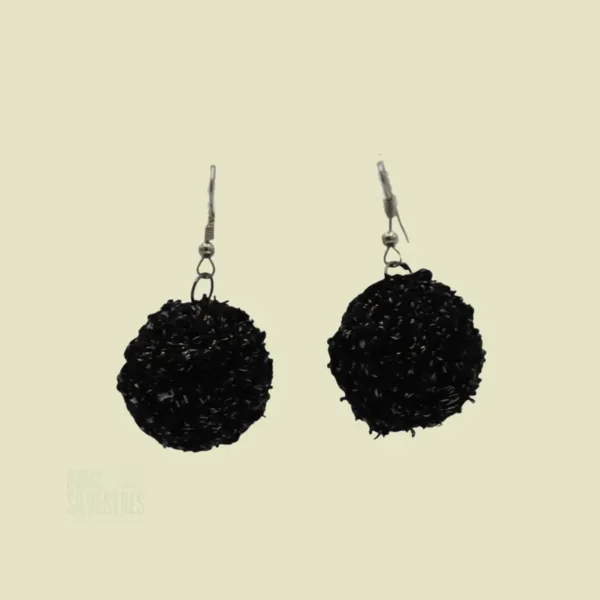 Aros Pelota Lanilla Negra