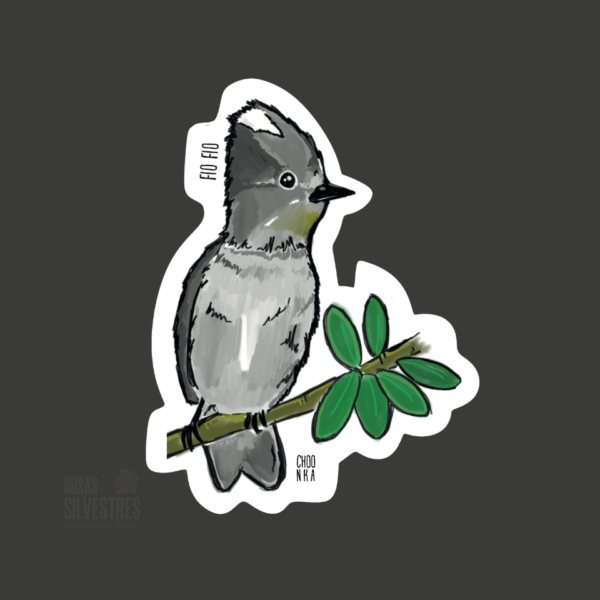Sticker de ave: Fio fio