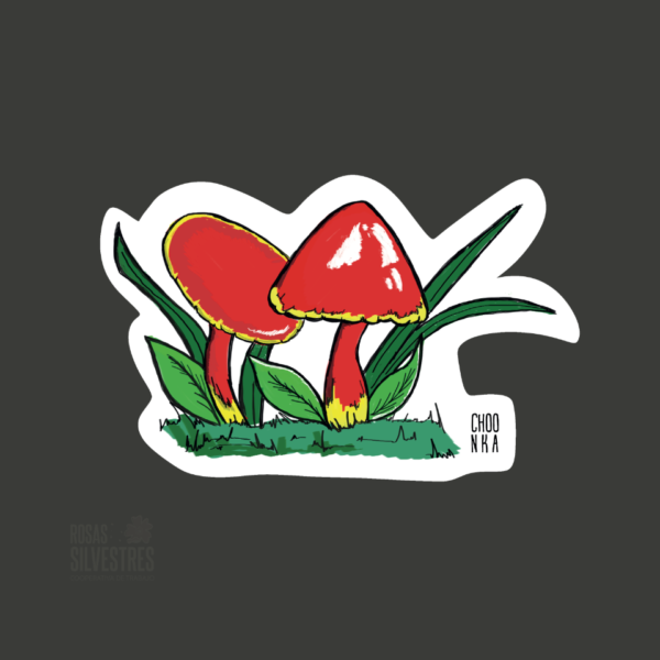 Sticker de hongo: Hygrocybe