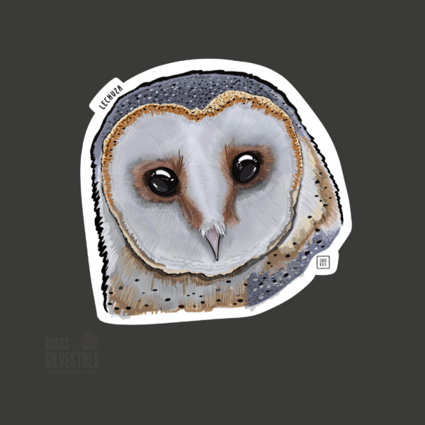 Sticker de ave: Lechuza