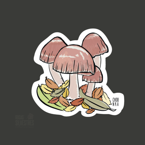 Sticker de hongo: Mycena pura